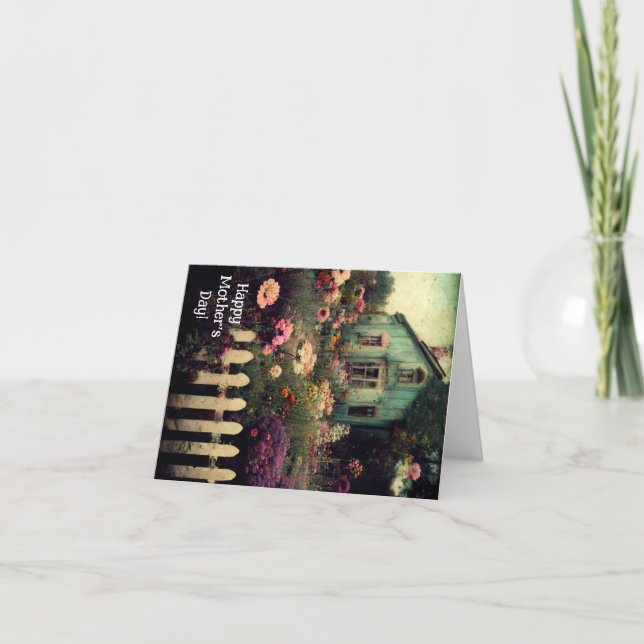 Tarjeta de Día de la Madre personalizado (Anverso)