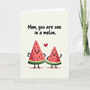Tarjeta de día de la madre Sandía Dulce