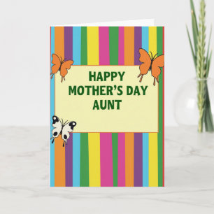 Tarjeta de Día de la Madre Tía Alegre