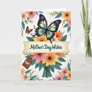 Tarjeta de Día de la Madre Tía Floral