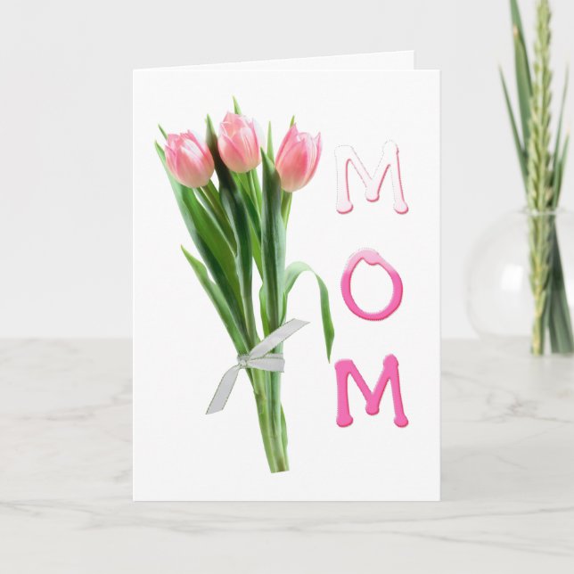 TARJETA DE DÍA DE LA MADRE TULIP (Anverso)