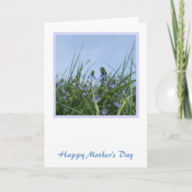 Tarjeta de Día de la Madre Wildflowers (Anverso)