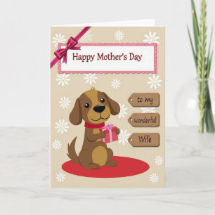 Tarjeta de Día de las Madres Amorosas para Animale