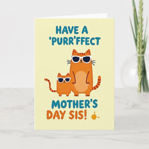 Tarjeta de Día de las Madres Azul Verdoso para Her