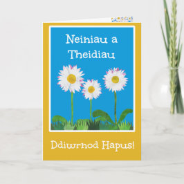 Tarjeta de Día de los Abuelos en idioma galés