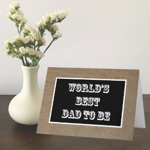 Tarjeta de Día de Papá para Ser Padre