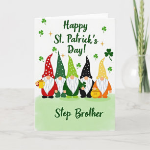 Tarjeta de Día de San Patricio para Hermano de Gno