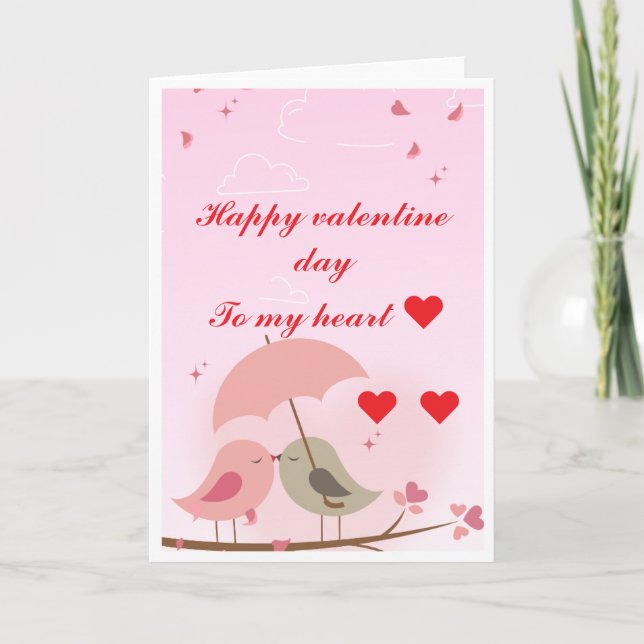 Tarjeta de Día de San Valentín (Anverso)