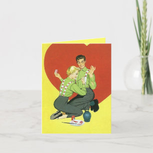 Tarjeta de Día de San Valentín de "Suspender Heart