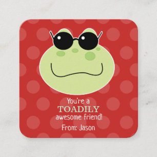 Tarjeta de Día de San Valentín de toad toad increi