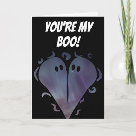 Tarjeta de Día de San Valentín Ghost Cute