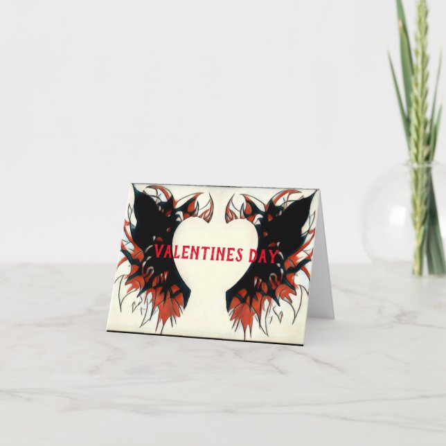 Tarjeta de Día de San Valentín inspirada en Tatoo  (Anverso)