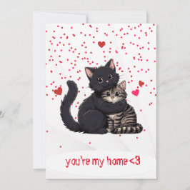 Tarjeta de Día de San Valentín para gato - tarjeta