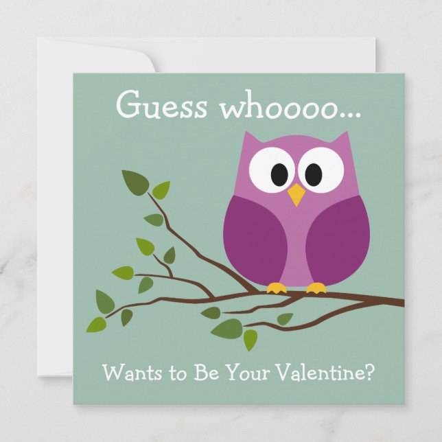 Tarjeta de Día de San Valentín para niños con lech (Anverso)