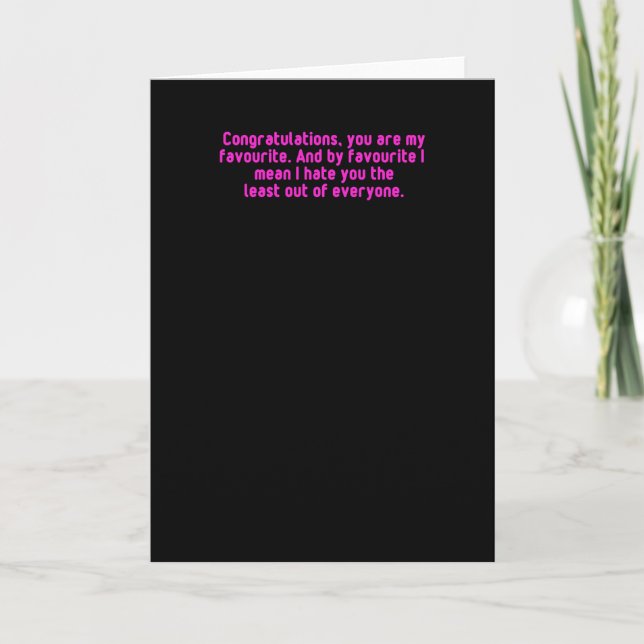 Tarjeta de día de San Valentín para su BFF (Anverso)