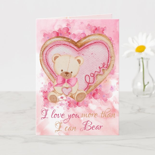 Tarjeta de Día de San Valentín personalizada (Planta pequeña)
