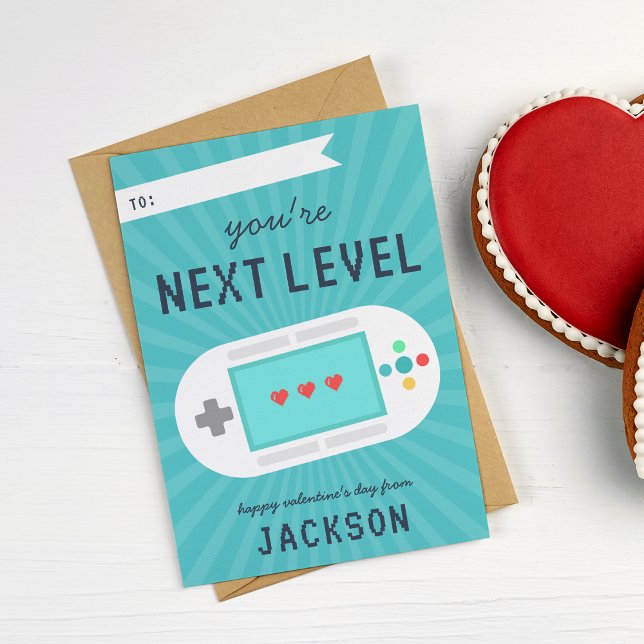 Tarjeta de Día de San Valentín Retro Gamer Theme C (Subido por el creador)