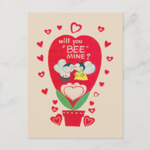 Tarjeta de Día de San Valentín Vintage
