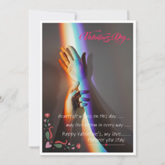 tarjeta de día de valantina de la floración del am