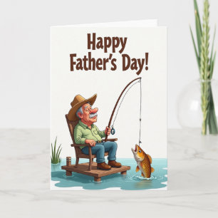 Tarjeta de Día del Padre Aguas Azules