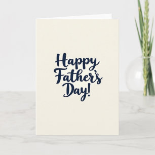 Tarjeta de Día del Padre de la Marina