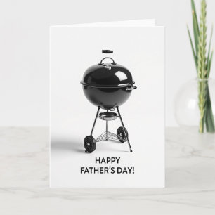 Tarjeta de Día del Padre Moderno para Barbacoa