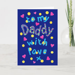 Tarjeta de Día del Primer Padre Divertido o Tarjet