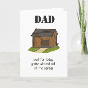 Tarjeta de día divertida para padres