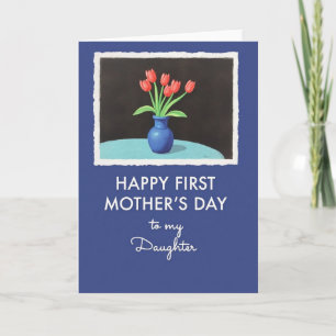 Tarjeta de día feliz con flores de terciopelo