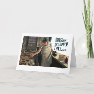 Tarjeta de Día Nacional del Escrapple