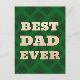 Tarjeta de Día para los Padres mejor pagados verde