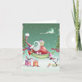 Tarjeta de Día para Navidades caprichosos - Torta