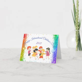 tarjeta de día para niños