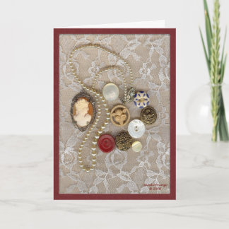 Tarjeta de día Vintage Bling Grandfather (Impresió