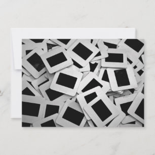 Tarjeta de diapositivas fotográficas