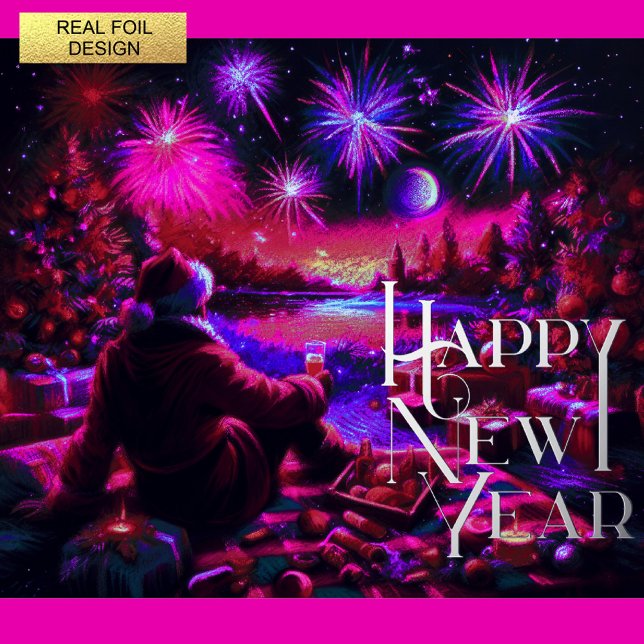 Tarjeta de dibujo Inspirador de Año Nuevo (Subido por el creador)