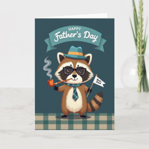 Tarjeta de dibujos animados del mejor papá elegant