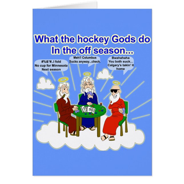 Tarjeta de dioses del hockey (Frente)