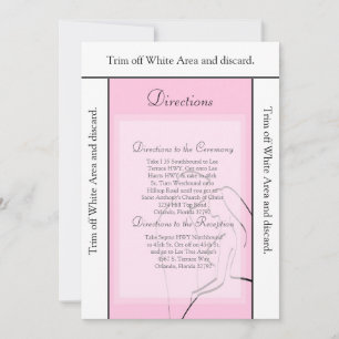 Tarjeta de dirección 3.5x6 Bride & Groom