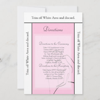 Tarjeta de dirección 3.5x6 Bride & Groom