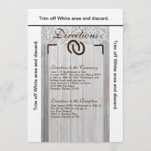 Tarjeta de dirección 3.5x6 equino calzado madera