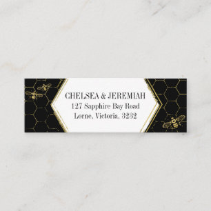 Tarjeta de dirección del Personalizado del patrón 