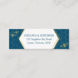 Tarjeta de dirección del Personalizado del patrón 