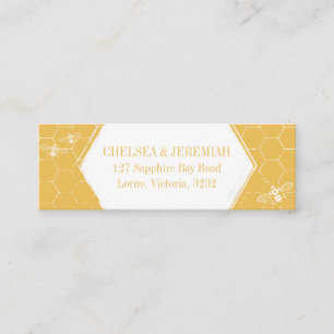 Tarjeta de dirección del Personalizado del patrón