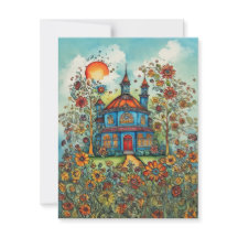 Tarjeta de dirección nueva y caprichosa