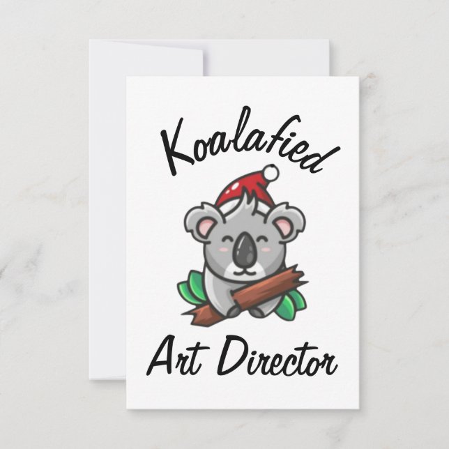 Tarjeta de director de arte Koalafied (Anverso)