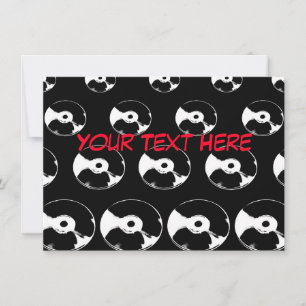 Tarjeta de discos compactos personalizable