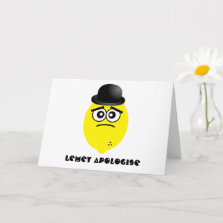 Tarjeta de disculpas de perdón