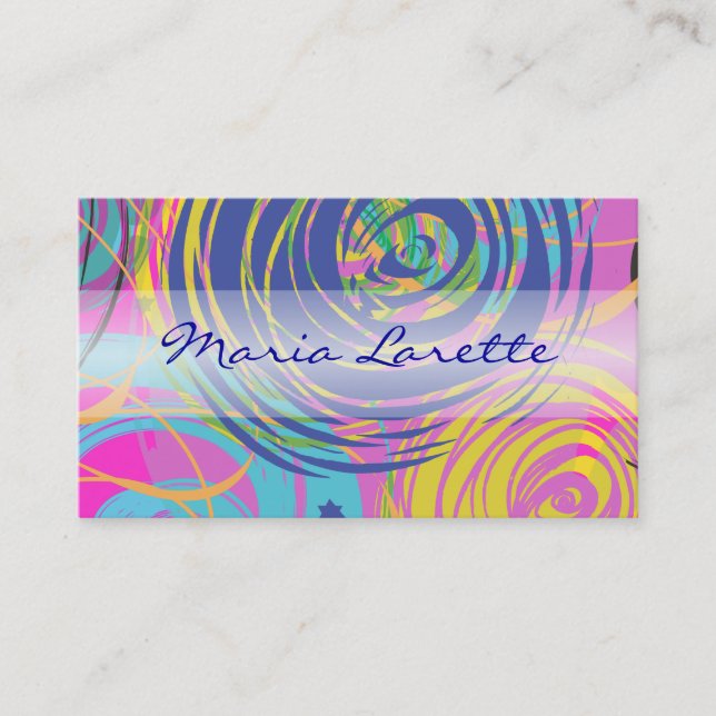 Tarjeta de diseñador artístico ARTSY FARTSY (Anverso)