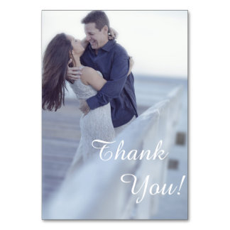 Tarjeta de diseño boda Gracias